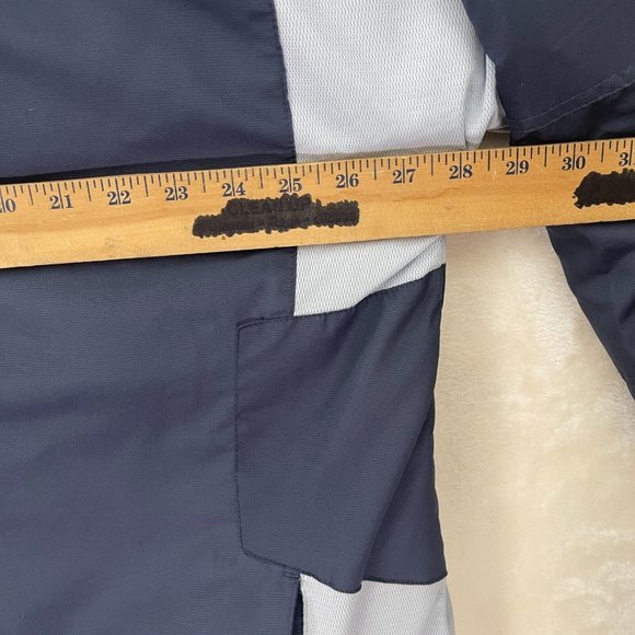 Wilson Blue Light Blue Hooded Full Zip Vintage Reversible Jacket Men's Size XL - Picture 3 of 9